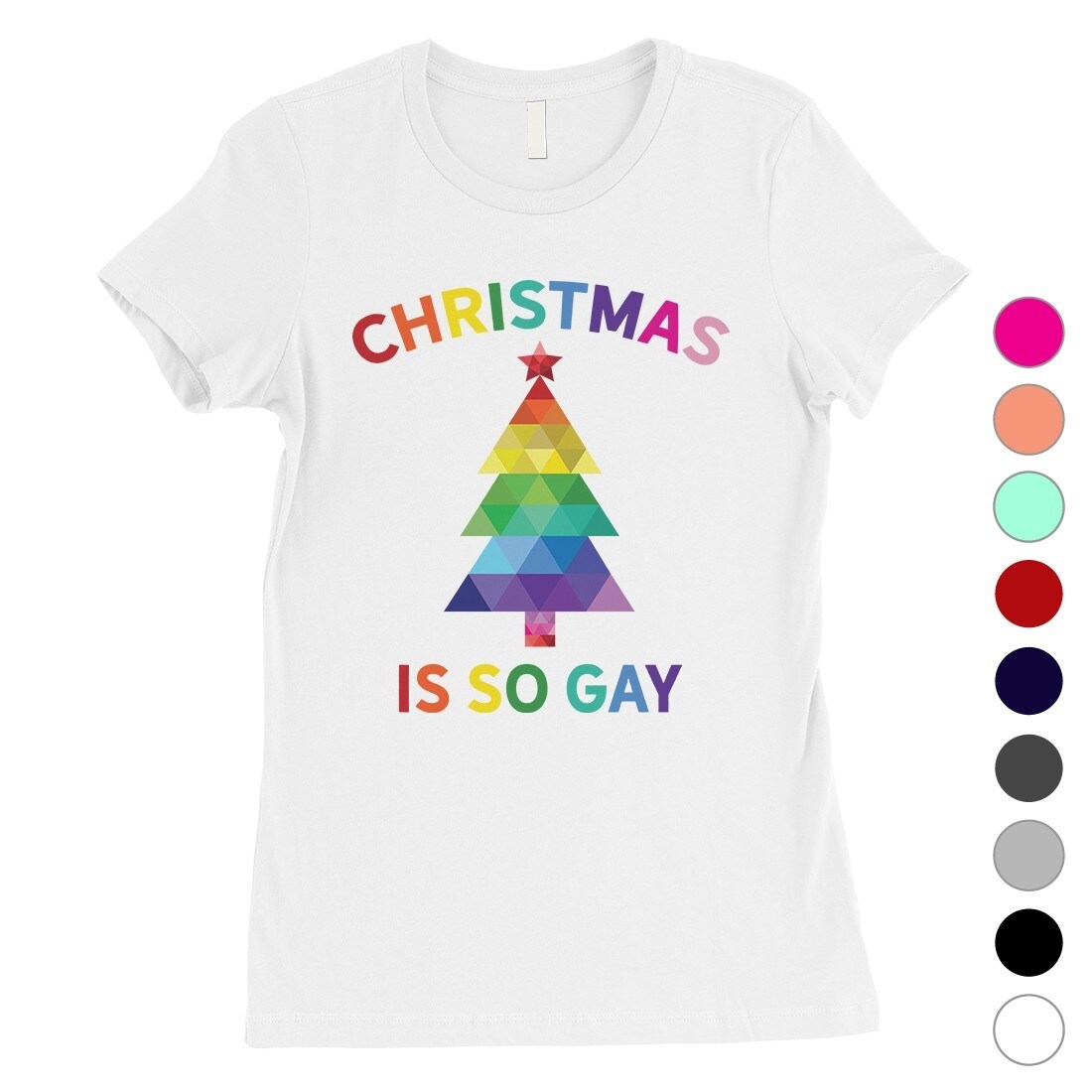 Shop Christmas So Gay Cool Womens Shirt Holiday Gift Idea On