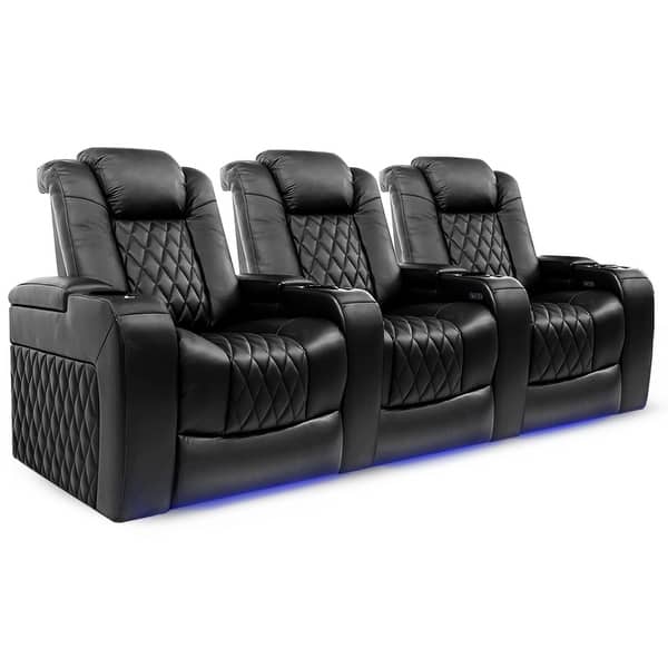 Valencia Tuscany Top Grain Nappa 11000 Leather Home Theater Seating