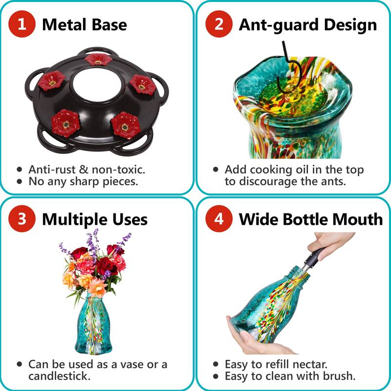 Hummingbird Feeders for Outdoors with Ant Guard Bed Bath & Beyond