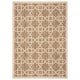 SAFAVIEH Courtyard Lawanda Trellis Indoor/ Outdoor Waterproof Patio Backyard Rug