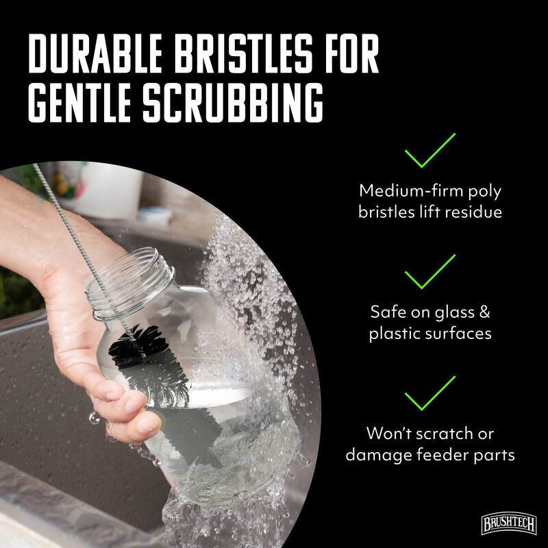 Brushtech Hummingbird Feeder Cleaning Kit - 6.5" L