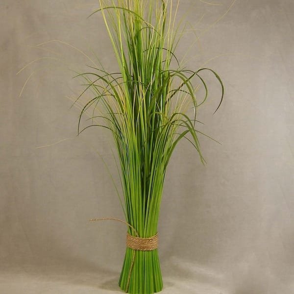 1Pc Artificial Grass Bush Plant 29” Onion Grass Greenery PVC Grass
