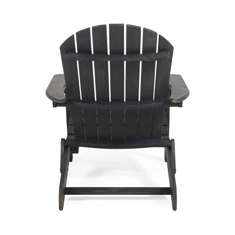 Hanlee Outdoor Rustic Acacia Wood Folding Adirondack Chair (Set of 2) by Christopher Knight Home