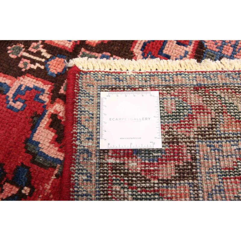 ECARPETGALLERY Hand-knotted Andelz Red Wool Rug - 3'8 x 9'9