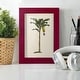preview thumbnail 65 of 137, UA CH British Palms III -Framed Print w/glass-Cherry Red