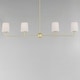 preview thumbnail 9 of 8, Maxim 12097SW Bristol 4 Light 48" Wide Linear Chandelier