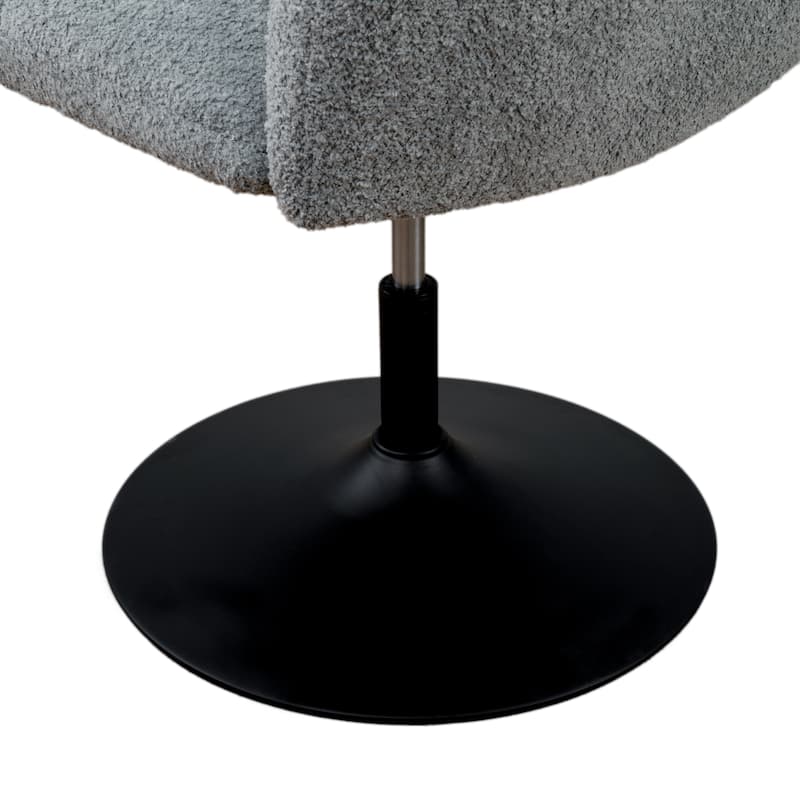 Art Leon Fabric Swivel Accent Chair with Ottoman