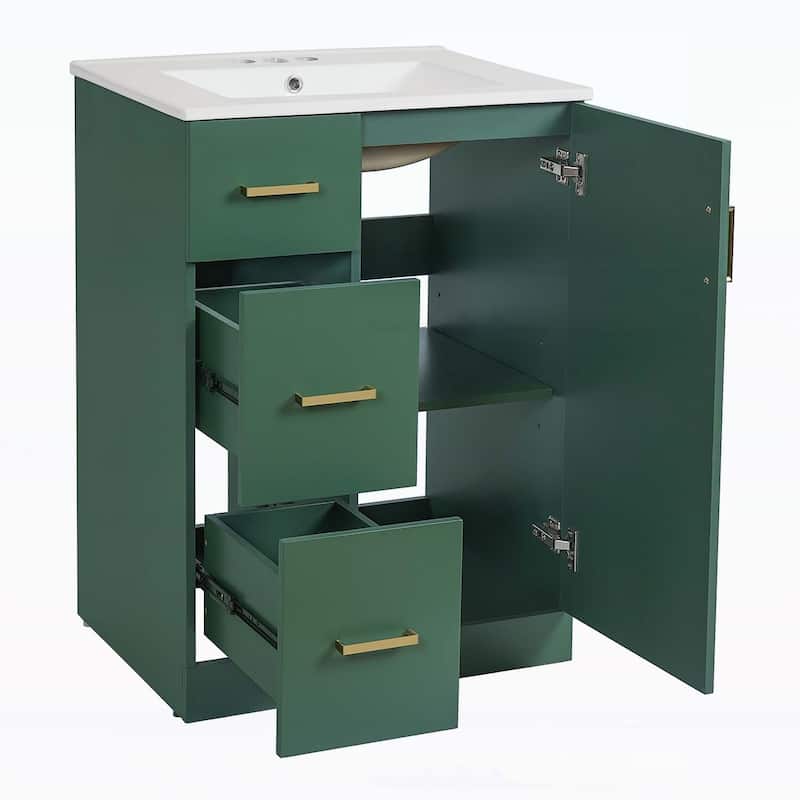 24" Modern Bathroom Vanity with Sink