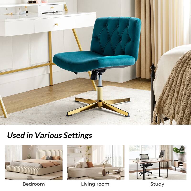 Alfons 360-Degree Swivel & Height Adjustable Task Chair by HULALA HOME