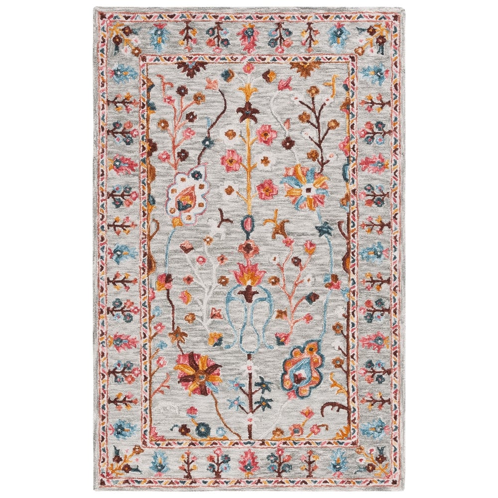SAFAVIEH Handmade Blossom Trees French Country Wool Rug