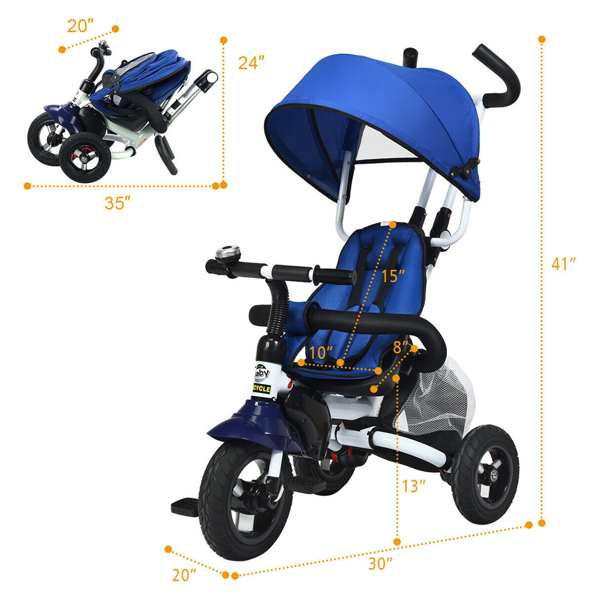 costzon baby tricycle