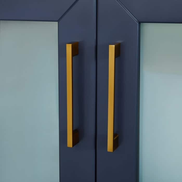 Vanity Art 72 in. Double Sink Bathroom Vanity with Top and Mirrors - 72 X 18.1 X 35.8