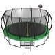 preview thumbnail 9 of 7, Trampoline with Basketball Hoop with Ladder ,Shoe Bag and Galvanized Anti-Rust Coating