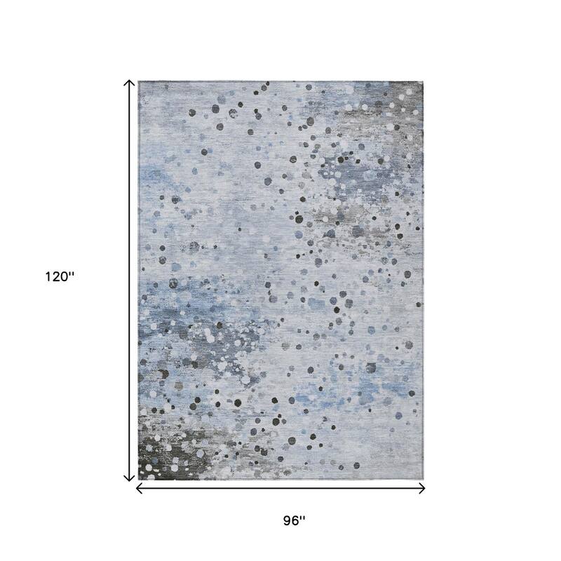 HomeRoots Abstract Transitional Rectangle Outdoor Rug