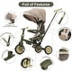 preview thumbnail 33 of 79, 7 in 1 Baby Tricycle, Foldable Toddler Tricycle with Removable and Adjustable Parent Handle, Toddler Push Bike