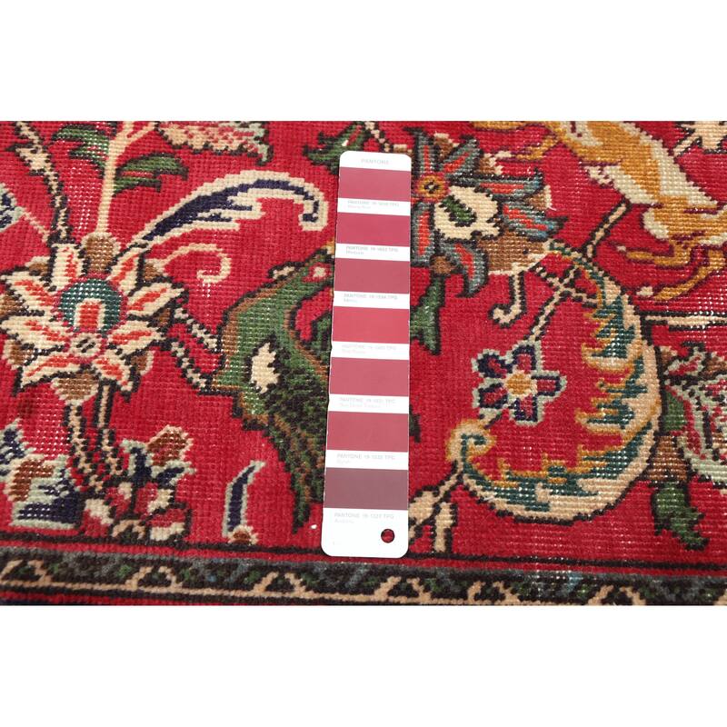 ECARPETGALLERY Hand-knotted Antalya Vintage Red Wool Rug - 8'2 x 11'3