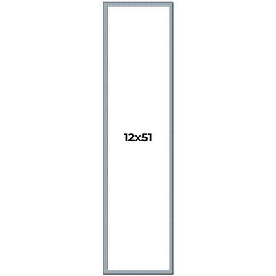 12x51 Frame Rustic Sky Blue Solid Wood Picture Frame | 0.75 Inch