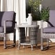 preview thumbnail 26 of 25, Outsunny 18" Outdoor Wicker Coffee Table, 2-Tier Patio Side Table with Storage
