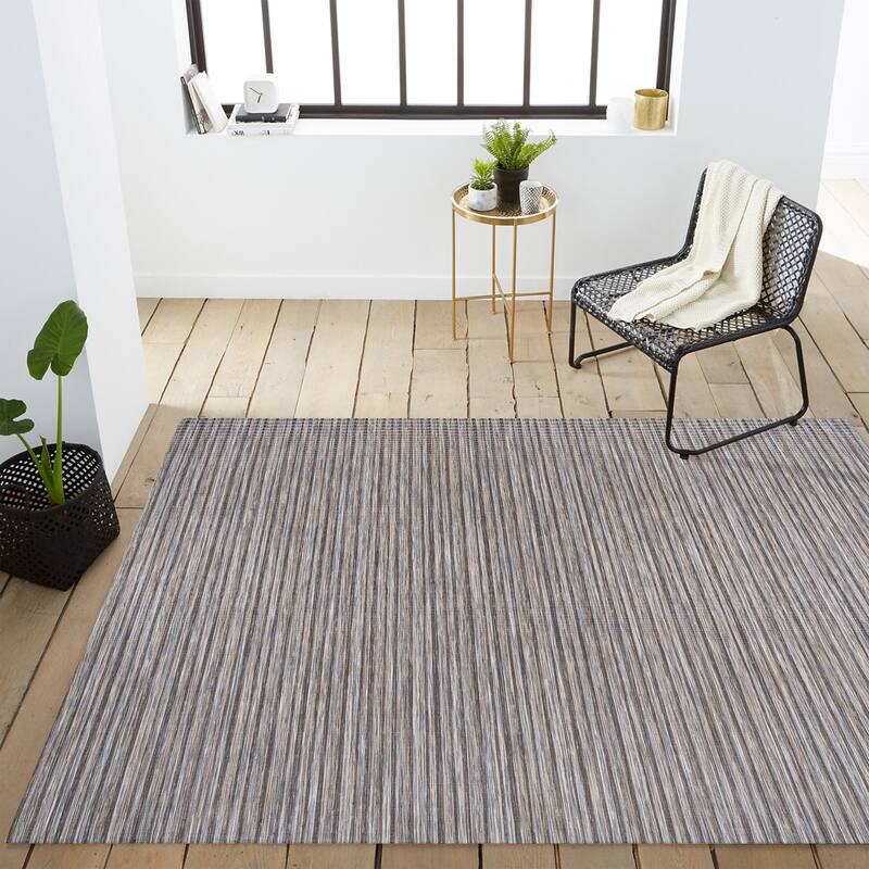 JONATHAN Y Finn Modern Farmhouse Pinstripe Area Rug