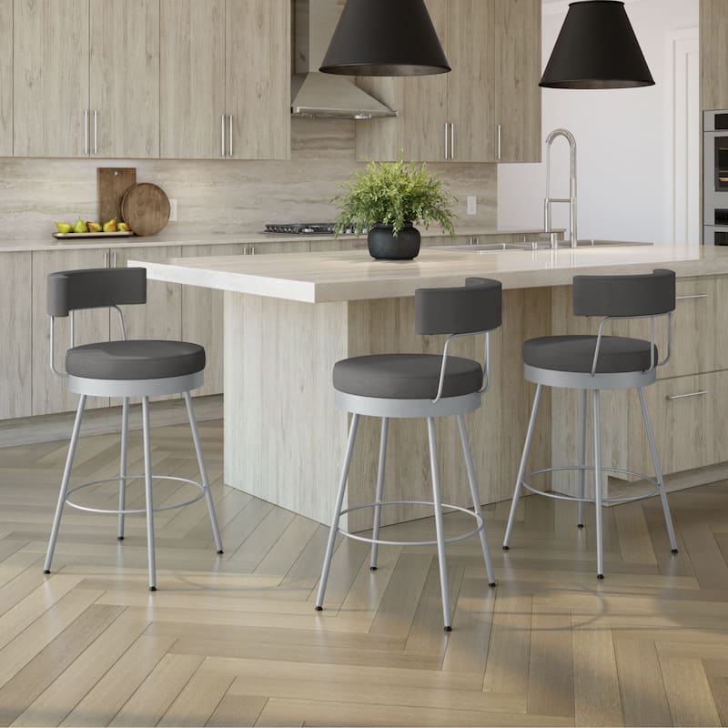 Amisco Urbana Swivel Counter and Bar Stool