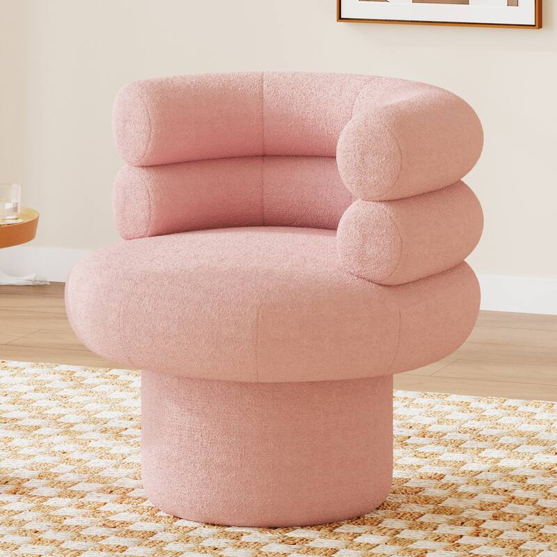 360°Swivel Chair Swivel Accent Chair Round Swivel Chair Barrel Chair Vanity Chair for Living Room, Bedroom or Small Space