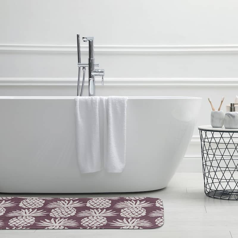 Pineapple Pattern Bathmat