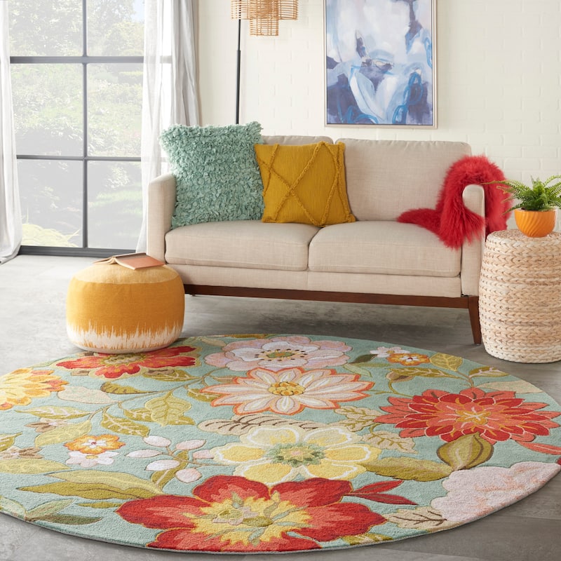 Nourison Fantasy Floral Wildflowers Area Rug