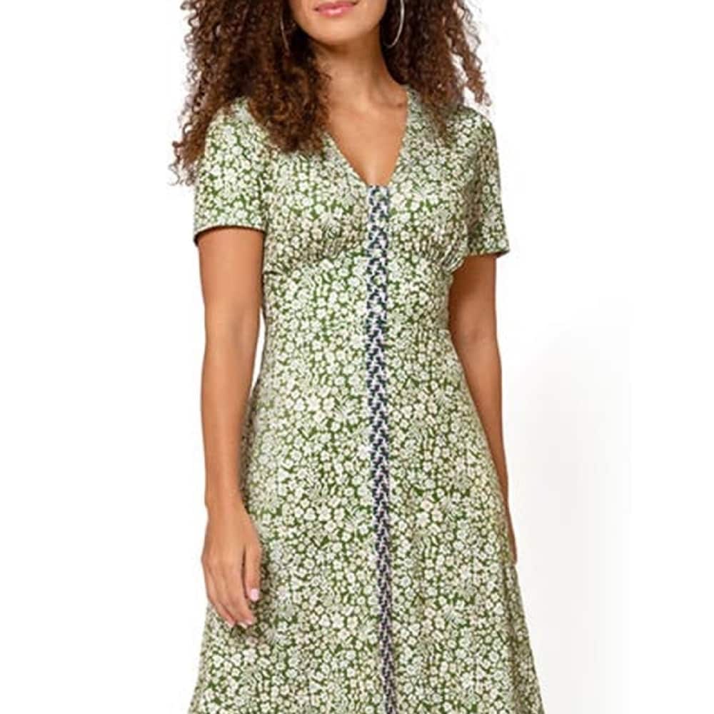 Leota Women's Francesca Dress Green - Bed Bath & Beyond - 41366854