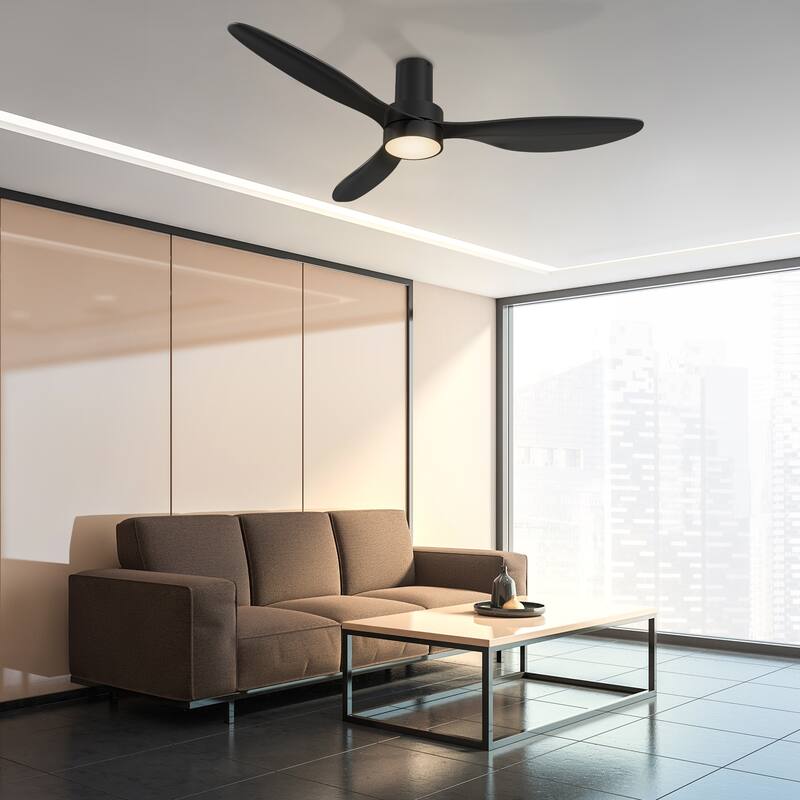 CARRO Nantes 52-inch Indoor Ceiling Fan with Light and Remote - N/A