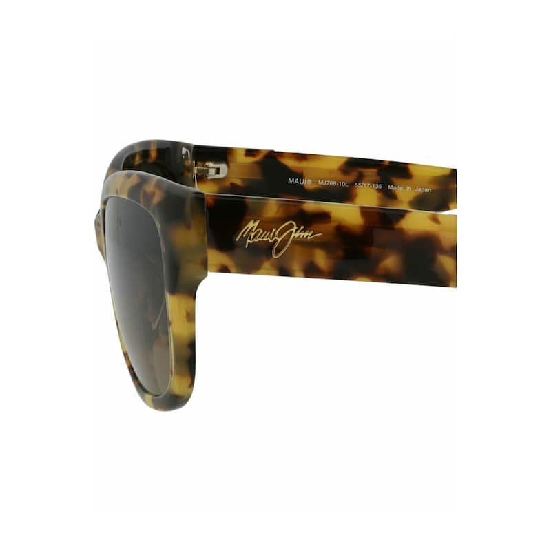 Maui Jim Cat Eye-Frame Acetate Sunglasses - Tortoise Tortoise Bronze