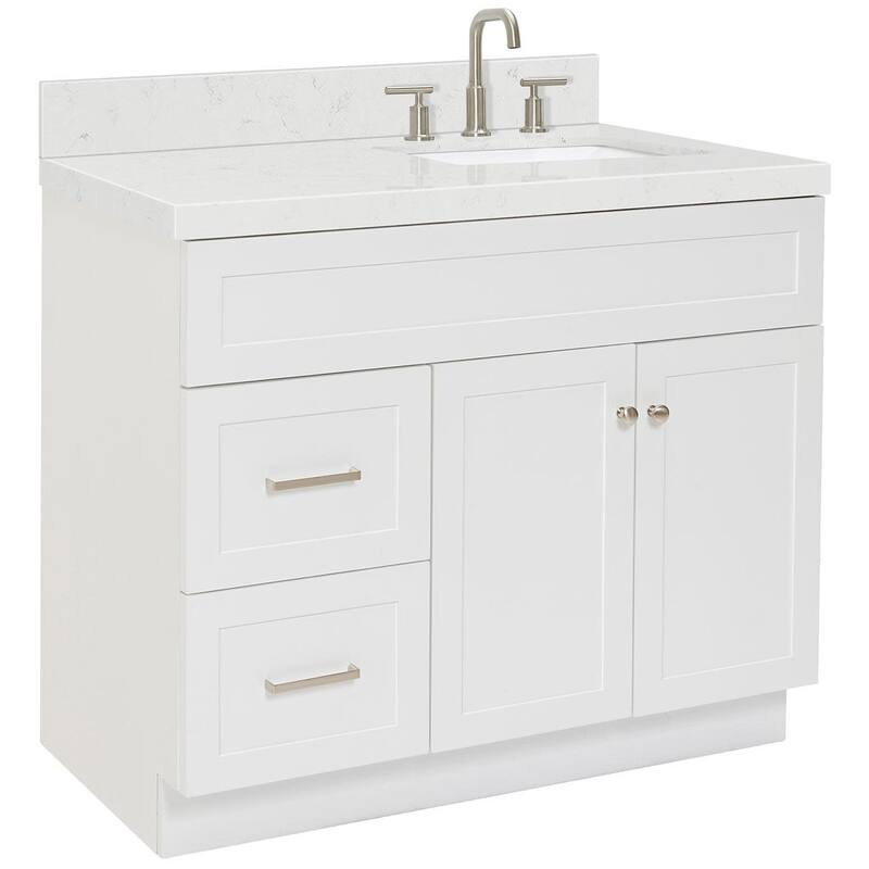 Ariel F042SRCQRVO Hamlet 42" Free Standing Single Basin Vanity Set
