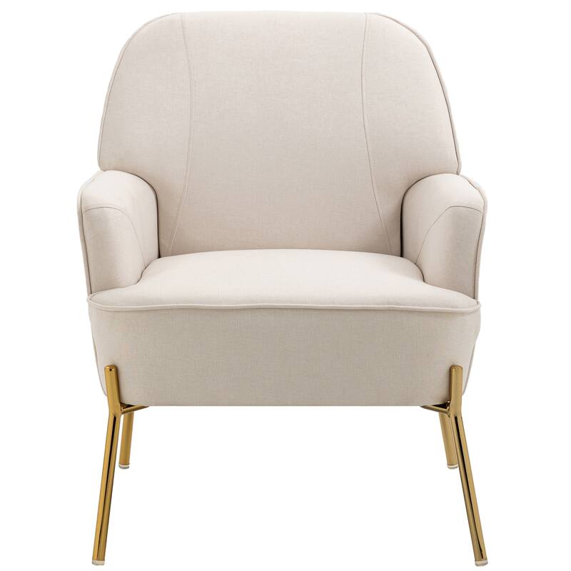 Upholstered Modern Arm Accent Chair