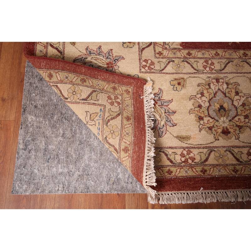 All-Over Floral Peshawar Oriental Large Area Rug Handmade Wool Carpet - 11'8" X 15'0"