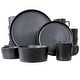 preview thumbnail 1 of 6, Dinnerware Set 20 Piece in Midnight Black - 20 Piece