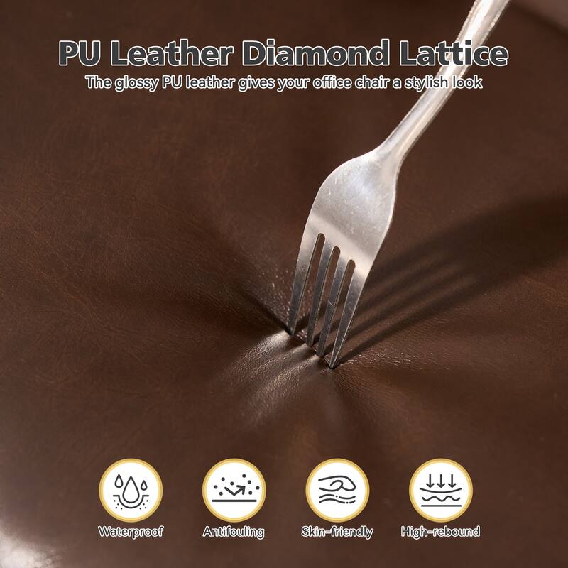 HOOOWOOO Modern Office Chair Adjustable Swivel Task Chair