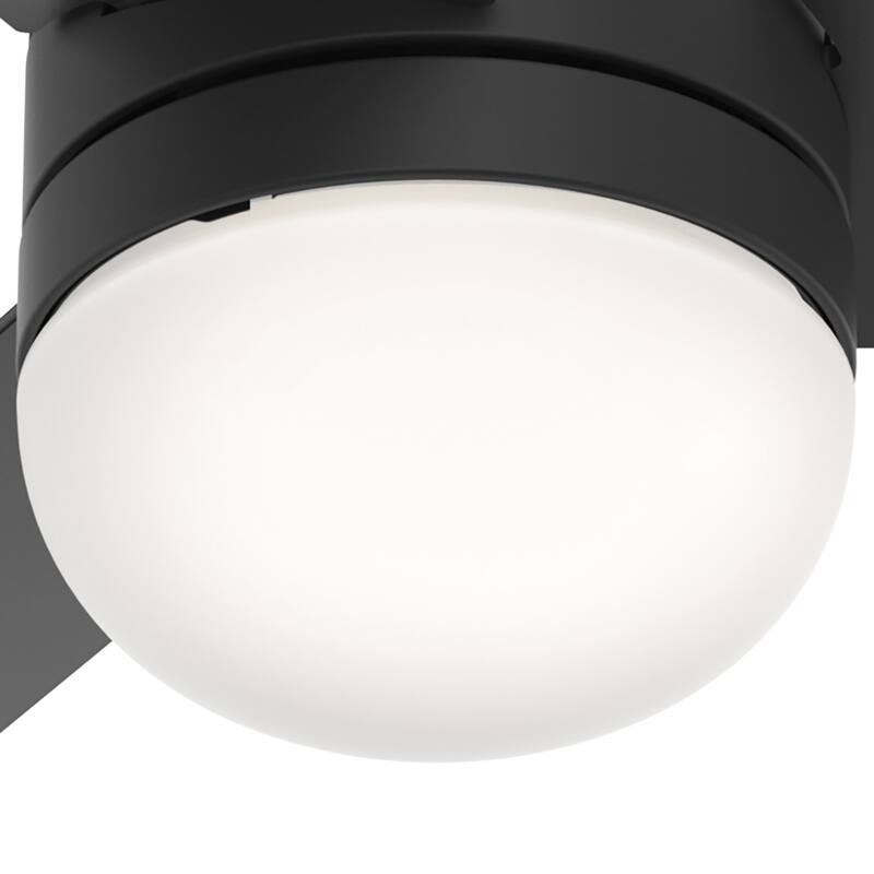 Hunter 54" WiFi Neutron Smart Ceiling Fan with LED Light Kit, Handheld Remote