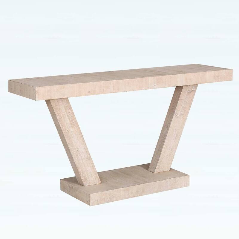 Wood Console Table,Rustic Wide Design for Hallway,Living Room & Behind Sofa