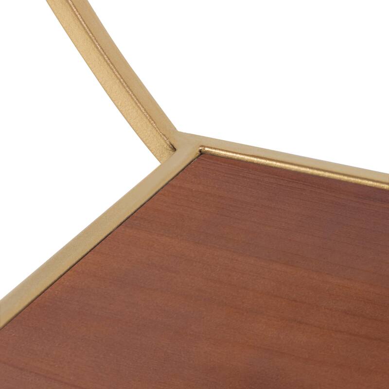 Kate and Laurel Tancill Half Circle Wall Shelf - 26x11
