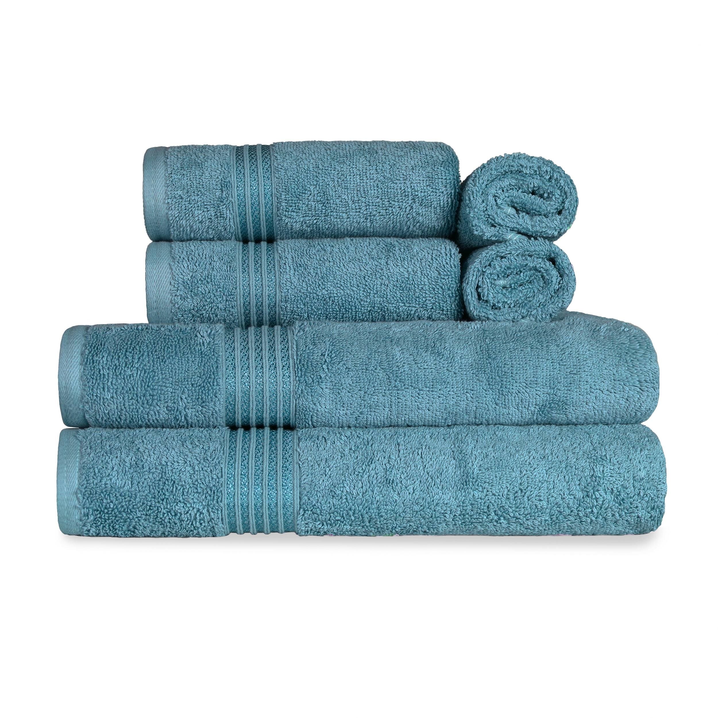 Superior Heritage Egyptian Cotton Absorbent 6-Piece Towel - Picture 48 of 70