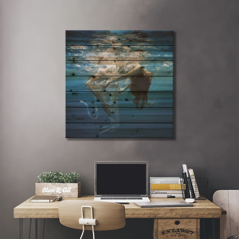 Charm Print On Wood by Dmitry Laudin - Multi-Color