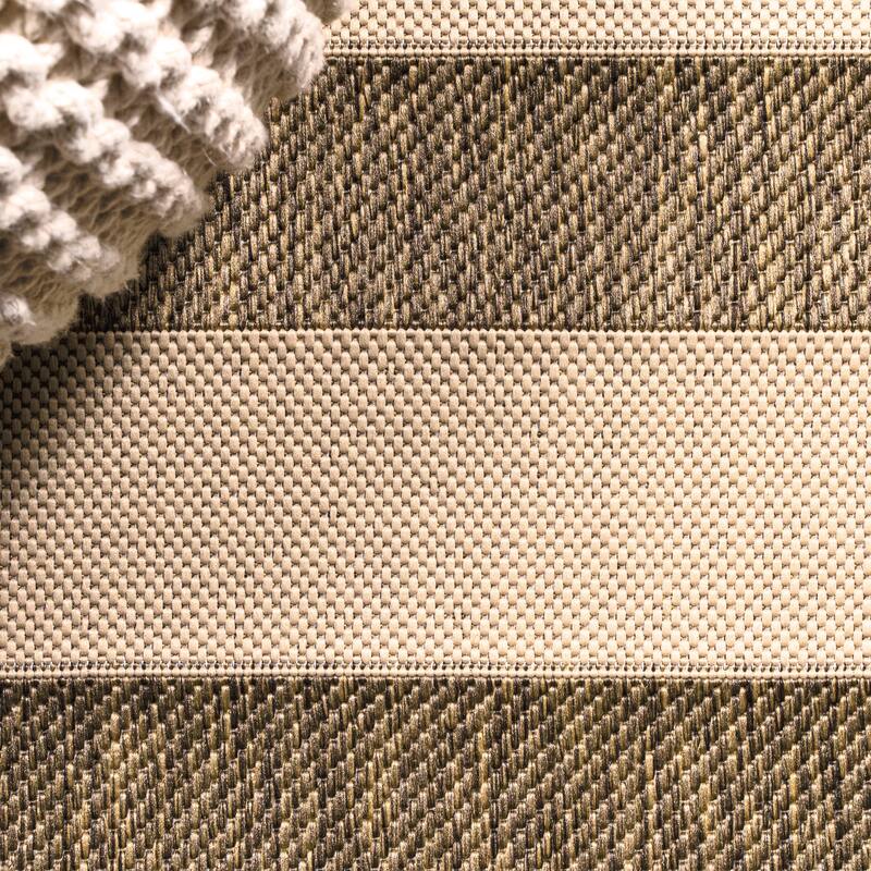 JONATHAN Y Tavira Wide Stripe Indoor/Outdoor Area Rug
