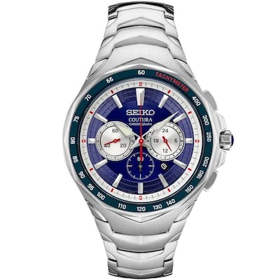 Seiko Men's Coutura Blue Dial Watch - SRWZ21 - 6 (36)