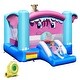 preview thumbnail 1 of 8, Gymax Inflatable Bounce House 3-in-1 Elephant Theme Inflatable Castle - See Details See Details - Kids