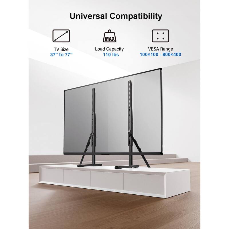 ErgoAV Universal TV Legs for 37″ to 77″ TVs