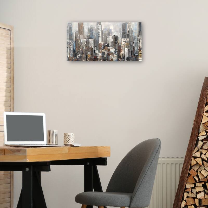 City Silhouettes By Emily Williams Canvas Art Print