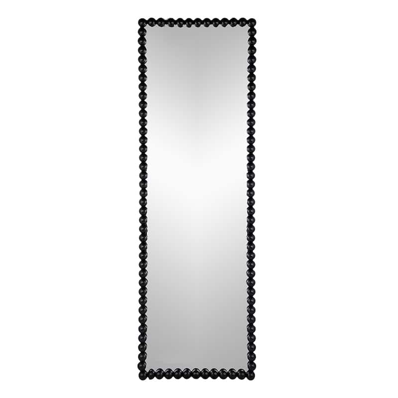 Full Length Mirror with Metal Beaded Frame