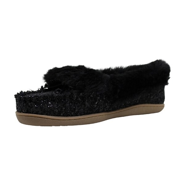 fur slip on sneakers