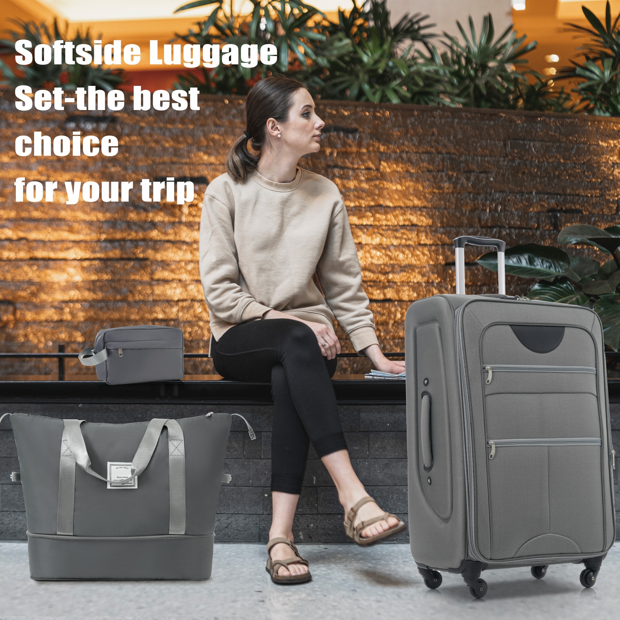 best soft side duffel bag for travel Vrtisa 110L Expandable to 140L 32 Foldable Oxford Soft-Sided Rolling Duffle with 2 Heavy-Duty Wheels,2 Large Compartments,Adjustable Shoulder Strap and Attached Organizer Pouch,Navy Blue Every day Best Duffel Bags of 2026