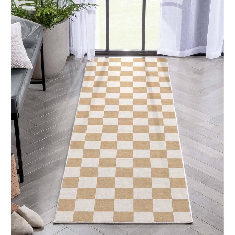 Well Woven Apollo Square Modern Geometric Flat-Weave Area Rug
