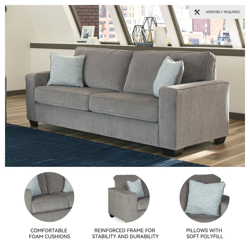 Signature Design by Ashley Altari Queen Sofa Sleeper - 85"W x 38"D x 37"H